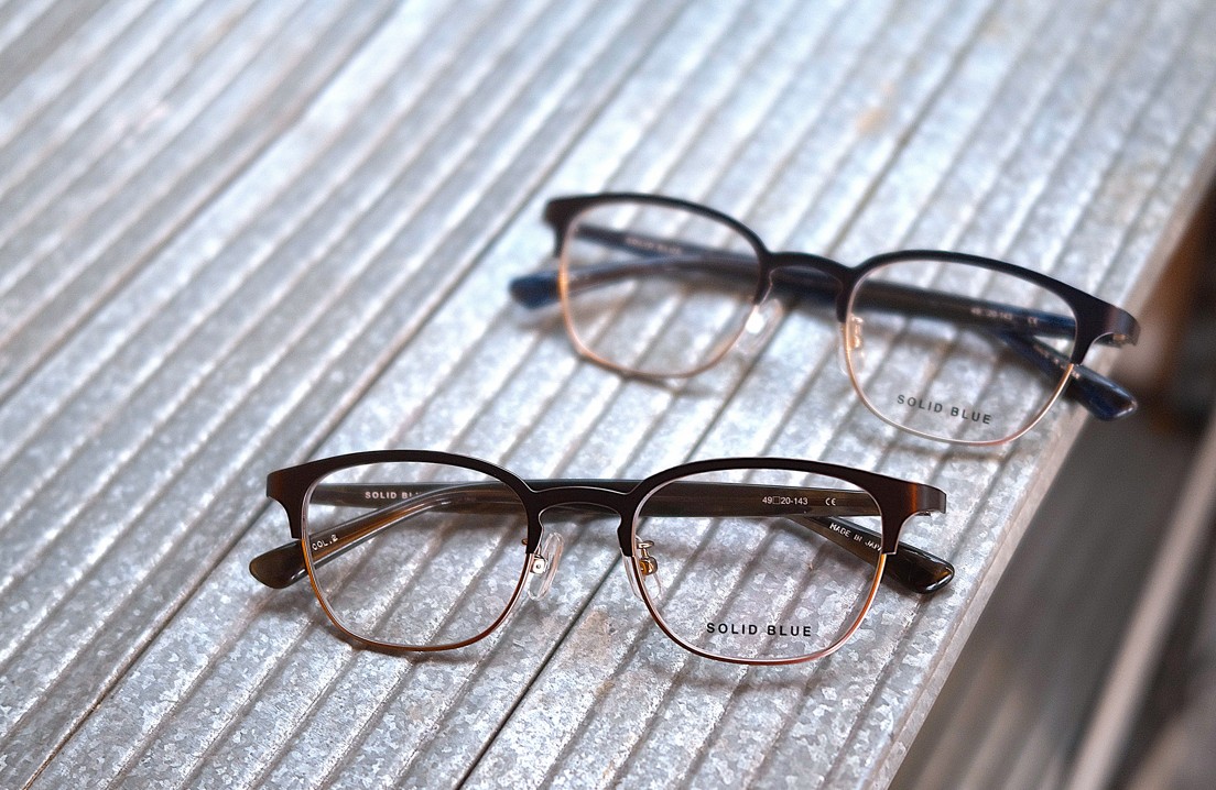 大人のスタイルを作るアイウェアブランド"SOLID BLUE（ソリッドブルー）"